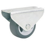 Dörner + helmer 791322 Fixed Wheel 25mm Dia 30kg Load Plastic TPE