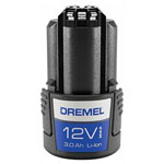 Dremel 261512V3JA B12V30 Battery 12V 3Ah Li-ion 50% More Runtime
