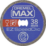 Dremel 2615S545DM Max Life Cutting Disc 38.1mm Diamond Tool for Hard Materials