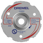 Dremel 2615S600JB DSM600 Cutting Disc, Carbide, 77mm for Flush Wood Cuts