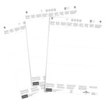 Durable 102802 Label Refill Sheets 210x74mm 60-Piece For Logic Bags