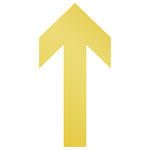 Durable 104804 Arrow Floor Markings Removable Yellow 10 Pcs 100x200 mm