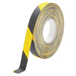 Durable 1095130 DURALINE Anti-Slip Tape Black/Yellow 15m x 25mm 1Piece
