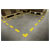 Durable 170004 Position Marking Form-T Signal Yellow 10 Pieces 150x100mm