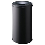 Durable 330701 Waste Basket Steel Black Self-Extinguishing 60L 1 Piece