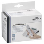 Durable 578502 Plastics Cleaner 50 Lint-Free Wipes for Phones Alcohol-Free