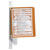 Durable 591409 Vario Display Board A4 Orange Magnetic 5 Boards