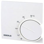 Eberle 121 1707 51 100 RTR 9724 Indoor Thermostat, Surface-Mount, White