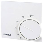 Eberle 121-1701-51-100 RTR 9721 Indoor Thermostat, Heating/Cooling, White