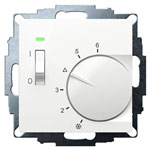 Eberle 191811554602 UTE 1015 Indoor Thermostat, Flush Mount, Active White