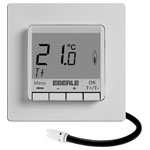 Eberle 527817455100 Thermostat Flush-Mount, Large Display, ECO Mode