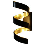 ECO-Light LED-HELIX-AP3 NER Helix Wall Light 9W Monochrome Gold/Black