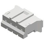 EDAC 140-504-210-011 Socket Housing 4 Pins 2mm Spacing 1 piece.