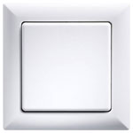 Eltako 30000180 1x Frame White Matt 55x55mm Button Compatible 1 piece