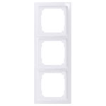 Eltako 30055828 Frame 3-Way 80x222mm Glossy White Horizontal/Vertical Use