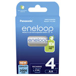 Eneloop 52332199 eneloop Rechargeable AA Batteries NiMH 2000mAh 4pk