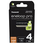 Eneloop 52333199 Pro Rechargeable AA Battery 2500mAh NiMH 4pieces