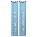 Eneloop 52361160  lite AAA Batteries Rechargeable 550 mAh 2-pk