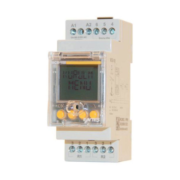 ENTES MCB-100 TDR Time Relay, LCD Display, 0.1s-9999min, Digital S...