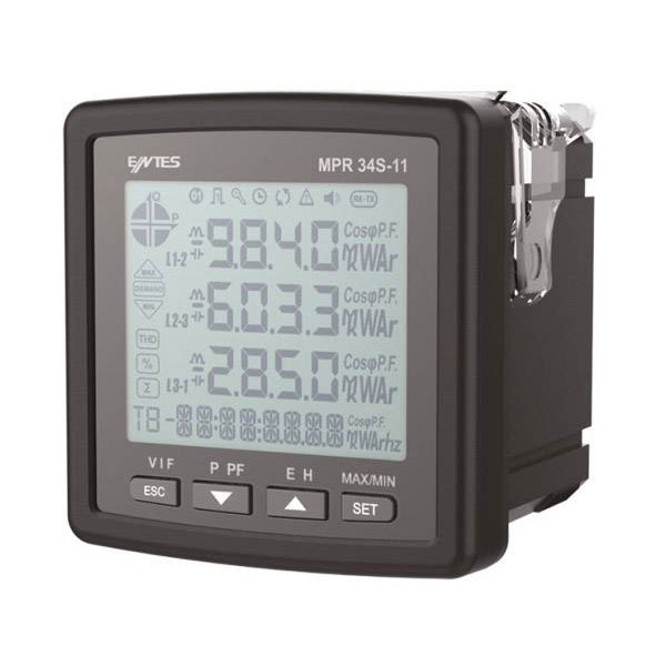 ENTES MPR-34S-11-72 Digital Multimeter 72x72mm Space-Saving Panel ...