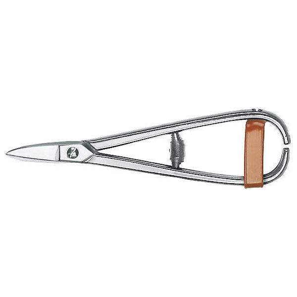 Erdi D76-1 Goldsmith Scissors Nickel-Plated Closed Handles with Spring