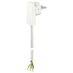 EVOline 1512 0015 1300 Plug Mini Fix Cable 1.5m White Extra Small Flat Plug