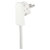 EVOline 1512 0015 2300 Plug Mini Fix Cable 1.5m White Flat Plug GST Socket