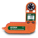 Extech 45118 Mini Thermometer/Anemometer Waterproof Pocket-Sized LCD