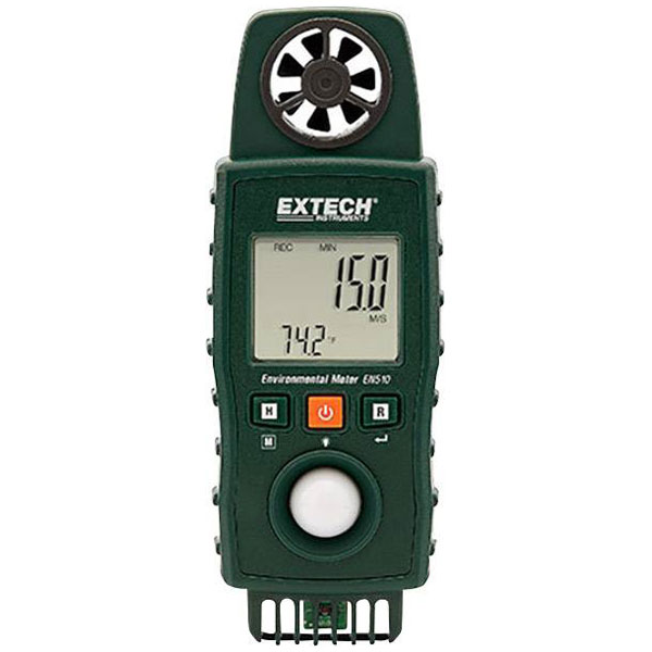 Extech EN510 Anemometer 0.4-20m/s Measures Temperature Humidity & ...
