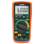 Extech EX355 Multimeter Digital True RMS CAT III 600V Lo-Z Temp.