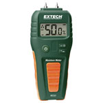 Extech MO50 Moisture Meter Range 1.5-33% Building 5-50% Wood