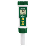 Extech PH90 Waterproof pH Meter Measures pH & Temperature with Flat Electrode