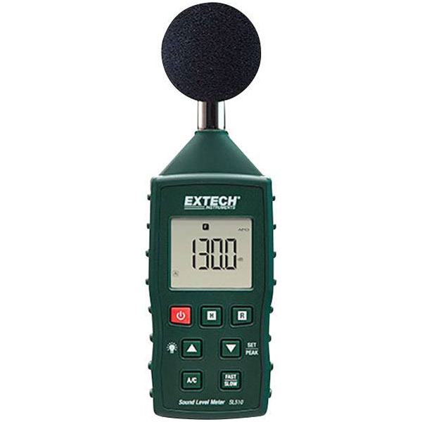 Extech SL510 Sound Level Meter 35-130 dB 31.5 Hz-8 kHz A/C Curve