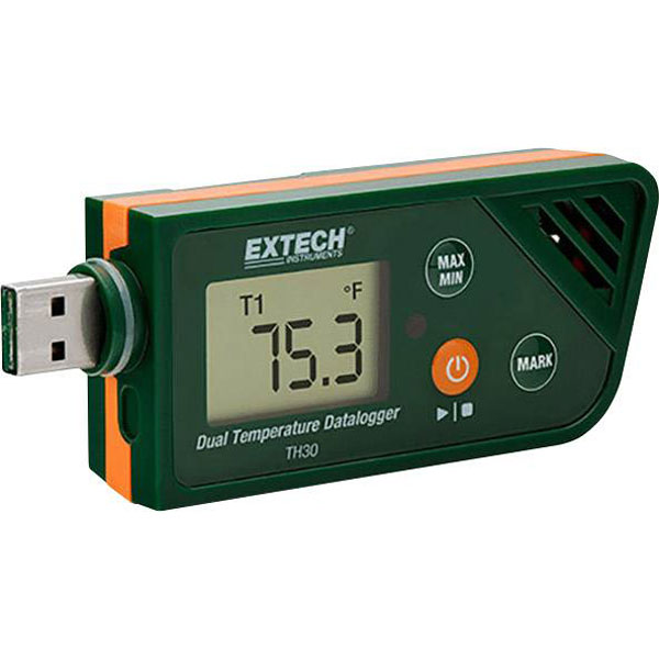Image of Extech TH30 Data Logger Temp Range -30 to +70°C PDF Output