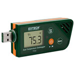 Extech TH30  Data Logger Temp Range -30 to +70°C PDF Output