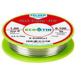 Felder 18941010 ISO-Core RA Sn99Cu1 Lead-Free Solder 0.100kg 1mm Reel