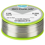 Felder 4689202040 ISO-Core VA Lead-Free Solder Reel Sn96.5Ag3.5 0.250kg