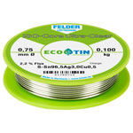 Felder 51760710 ISO-Core SAC305 Solder Lead-Free 0.75mm 0.1kg No Spatter