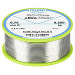 Felder 51760720 ISO-Core SAC305 Solder Reel 0.250kg 0.75mm Lead-Free
