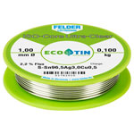 Felder 51761010 ISO-Core Solder Reel Sn96.5Ag3Cu0.5 1mm Lead-Free 0.1kg