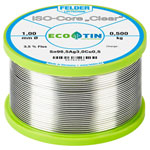 Felder 52761030 ISO-Core Solder Reel 0.500kg Lead-free 1mm SAC305