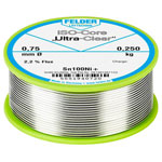 Felder 5551940720 ISO-Core Ultra-Clear Lead-Free Solder 0.75mm 0.25kg