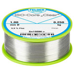 Felder 5552941020 ISO-Core Sn100Ni+ Solder Lead-Free 1mm 0.250kg High Quality
