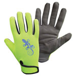 FerdyF. 1433-D Garden-Gecko Faux Leather Women's Garden Gloves 1 Pair