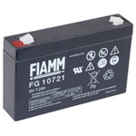 Fiamm FG10721 AGM VRLA Battery 6V 7.2Ah 150x100x34mm Maintenance-Free