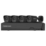 Foscam FNA108E-B4-2T IP-CCTV Camera Set 8-Channel 4K POE 4 Cameras