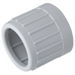 Fränkische Rohrwerke 25995040 Plug-In Endtulle Grey Polyolefin Halogen-Free