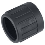 Fränkische Rohrwerke 25996025 Fasteners Black Polyolefin UV-Stable