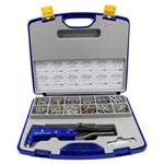 Gesipa 1435457 NTX Riveter Set Ergonomic 12 Blind Sizes in Case