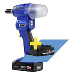 Gesipa 1806953 Birdie Cordless Riveter: Light Fast Ergonomic 10kN Force